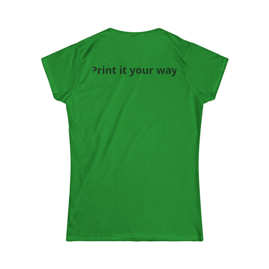 Women's softstyle crewneck tee, additional view 7