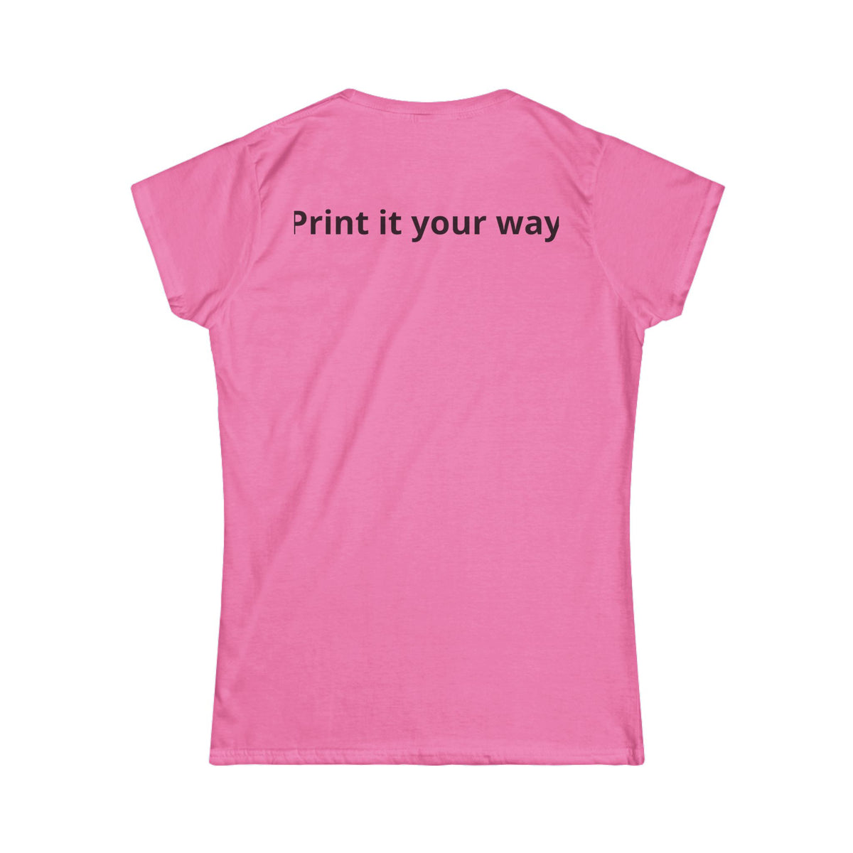 Women's softstyle crewneck tee, additional view 14