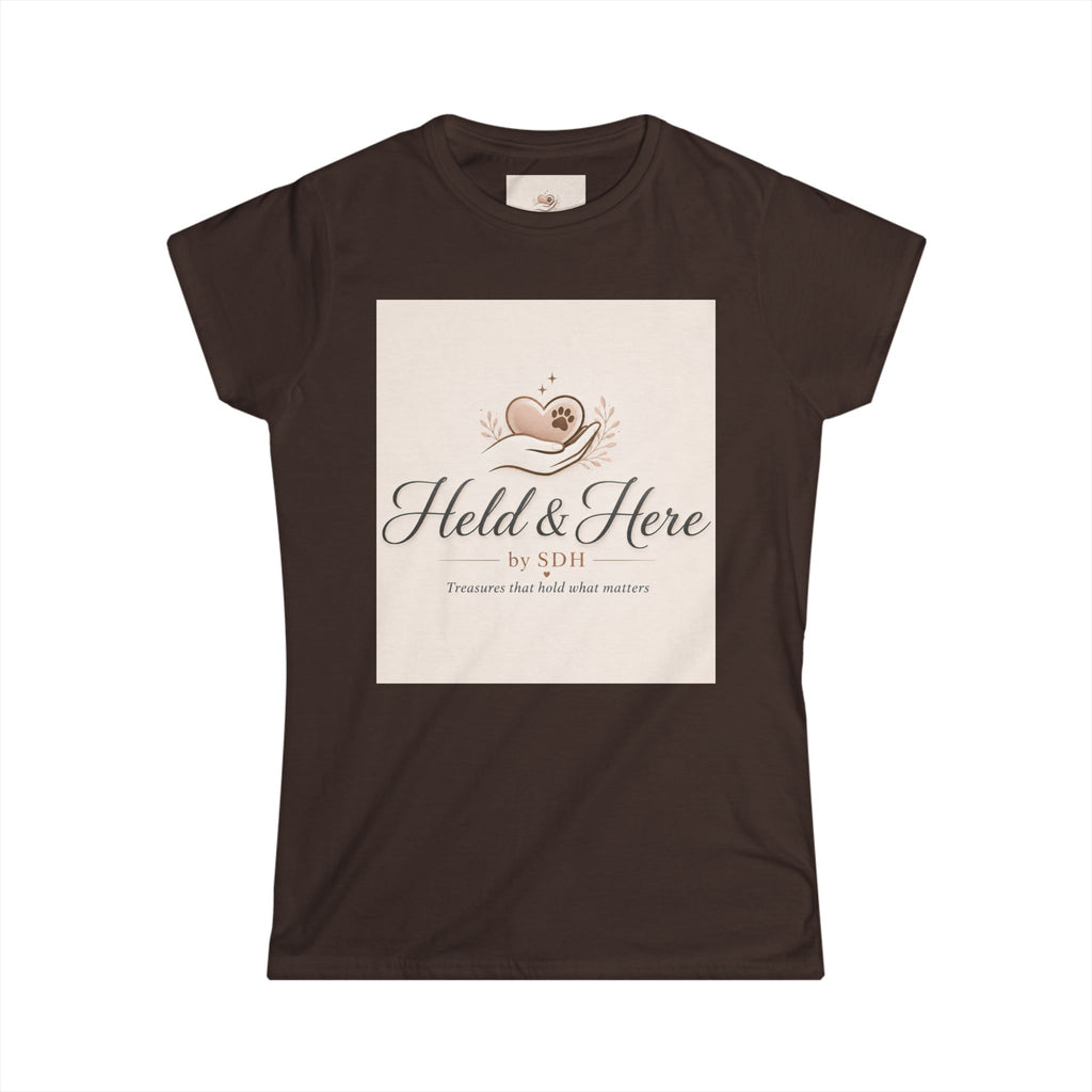 Women's softstyle crewneck tee, additional view 1