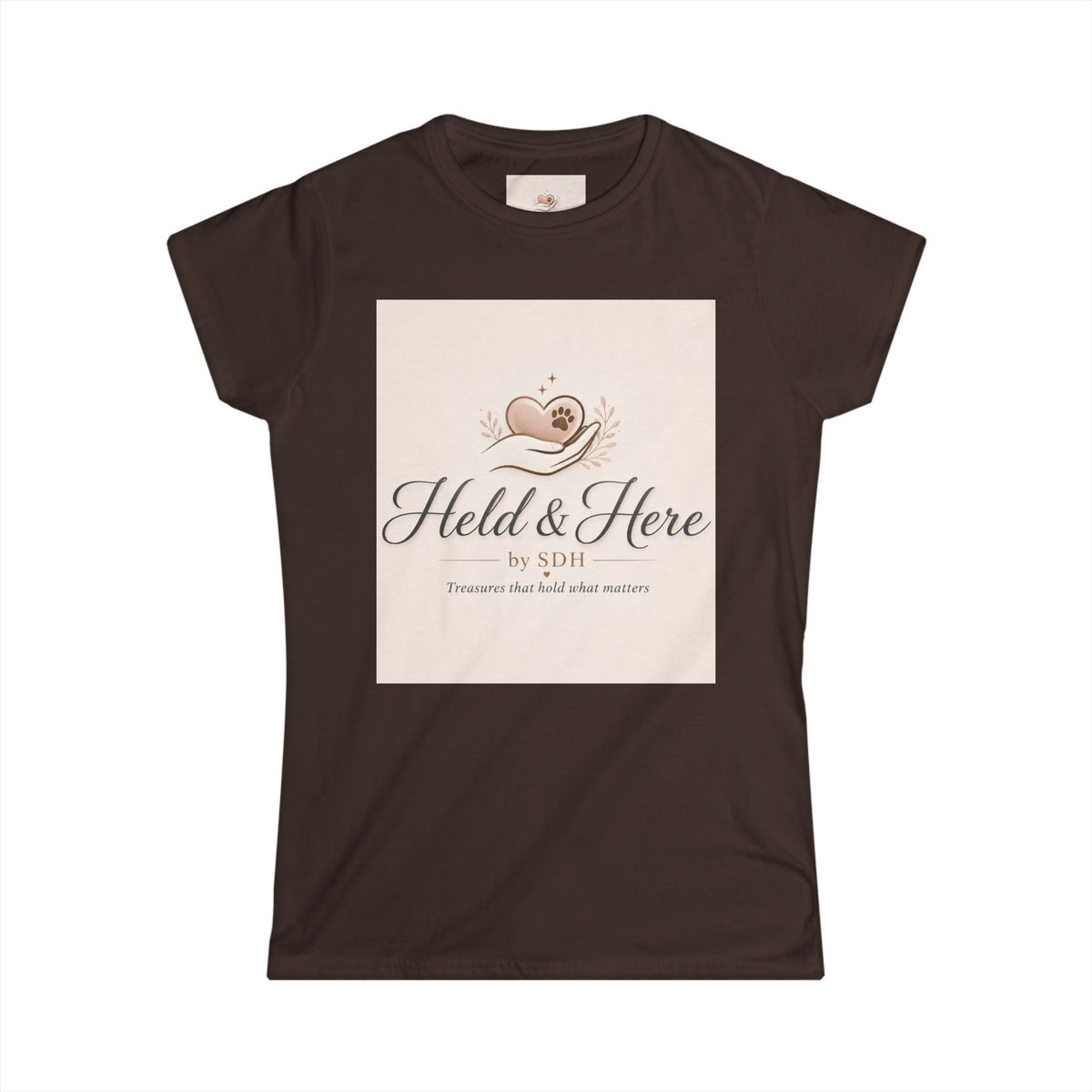 Women's softstyle crewneck tee, additional view 1