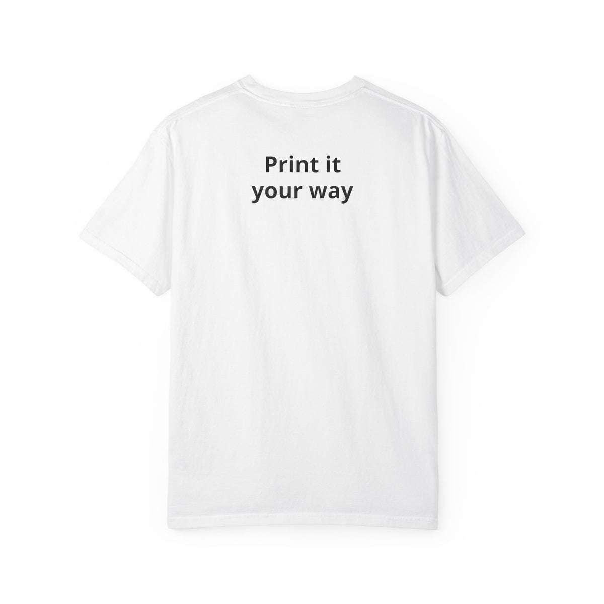 Personalized garment-dyed classic tee, additional view 2