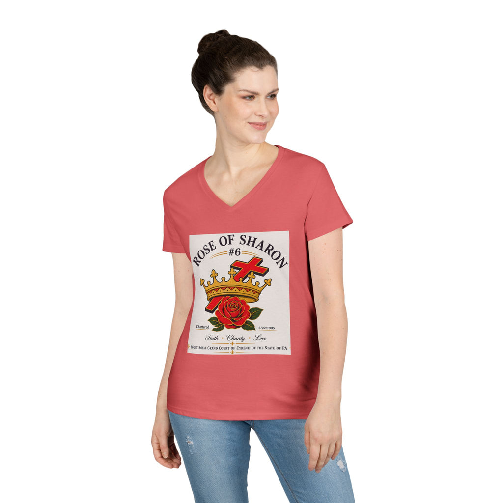 Held & Here by SDH Grace Tee – Personalized Faith & Grace V-Neck