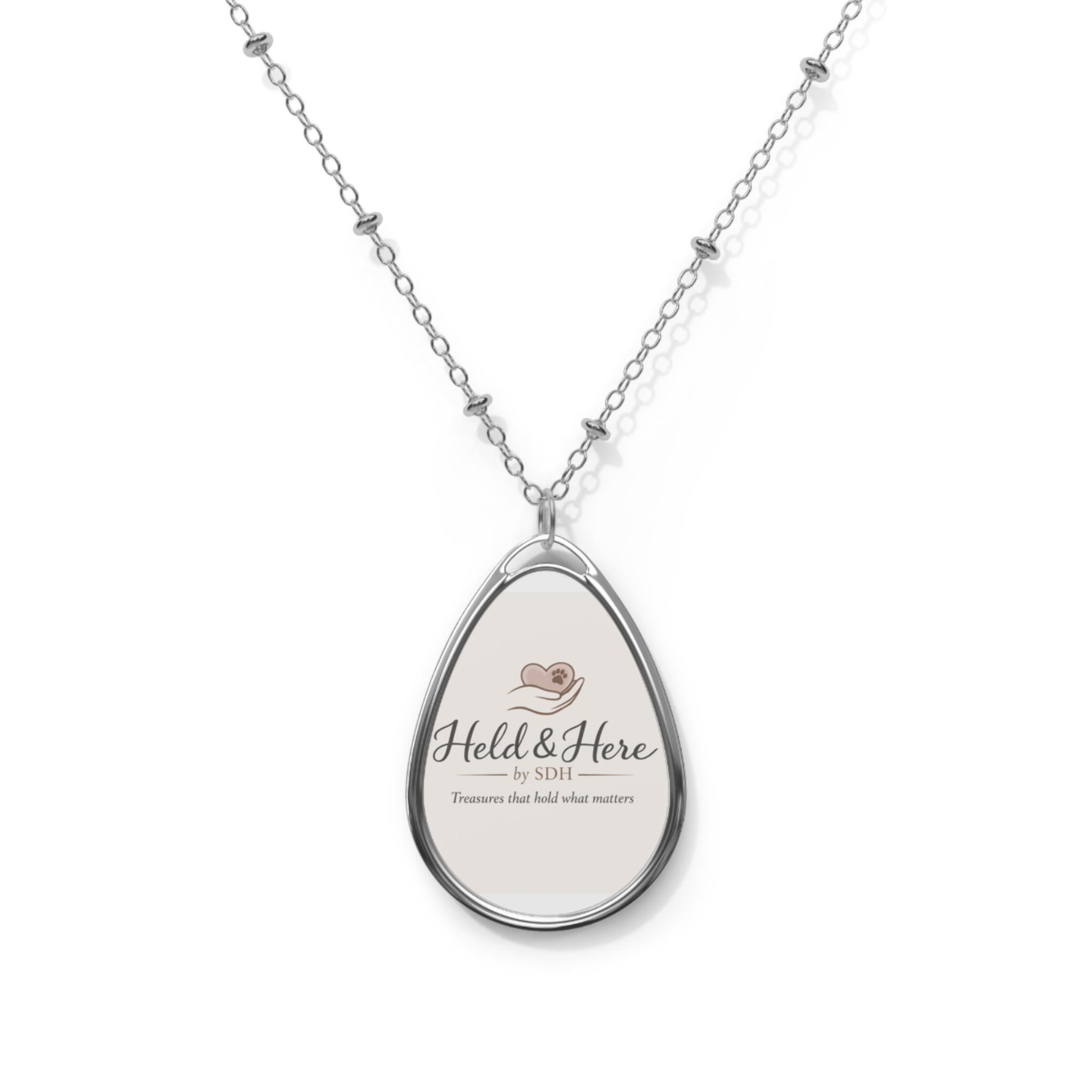 The Memory Held Necklace – Custom Photo Pendant