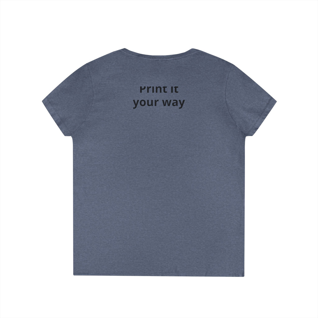 Personalized women's V-neck tee, additional view 18