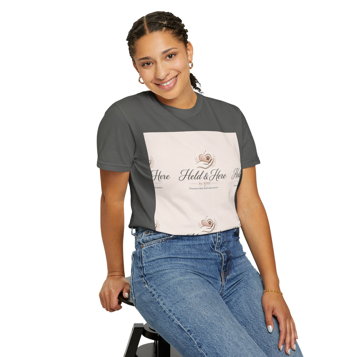 Pepper personalized garment-dyed classic tee