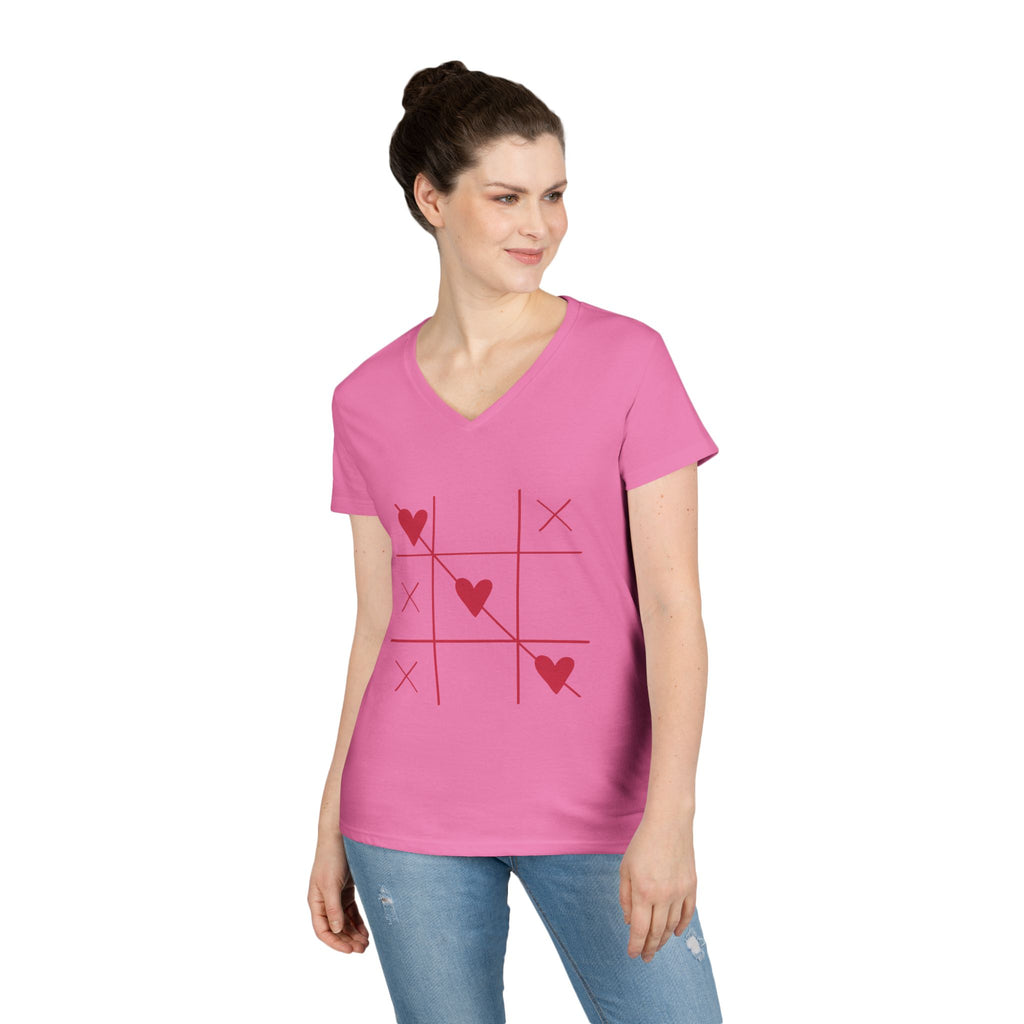 Personalized women's V-neck tee, additional view 11