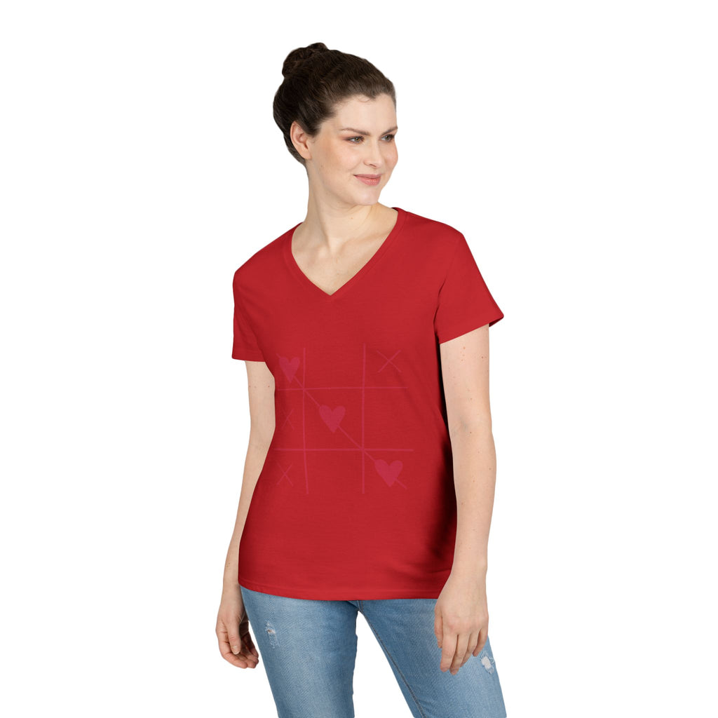 Personalized women's V-neck tee, additional view 13