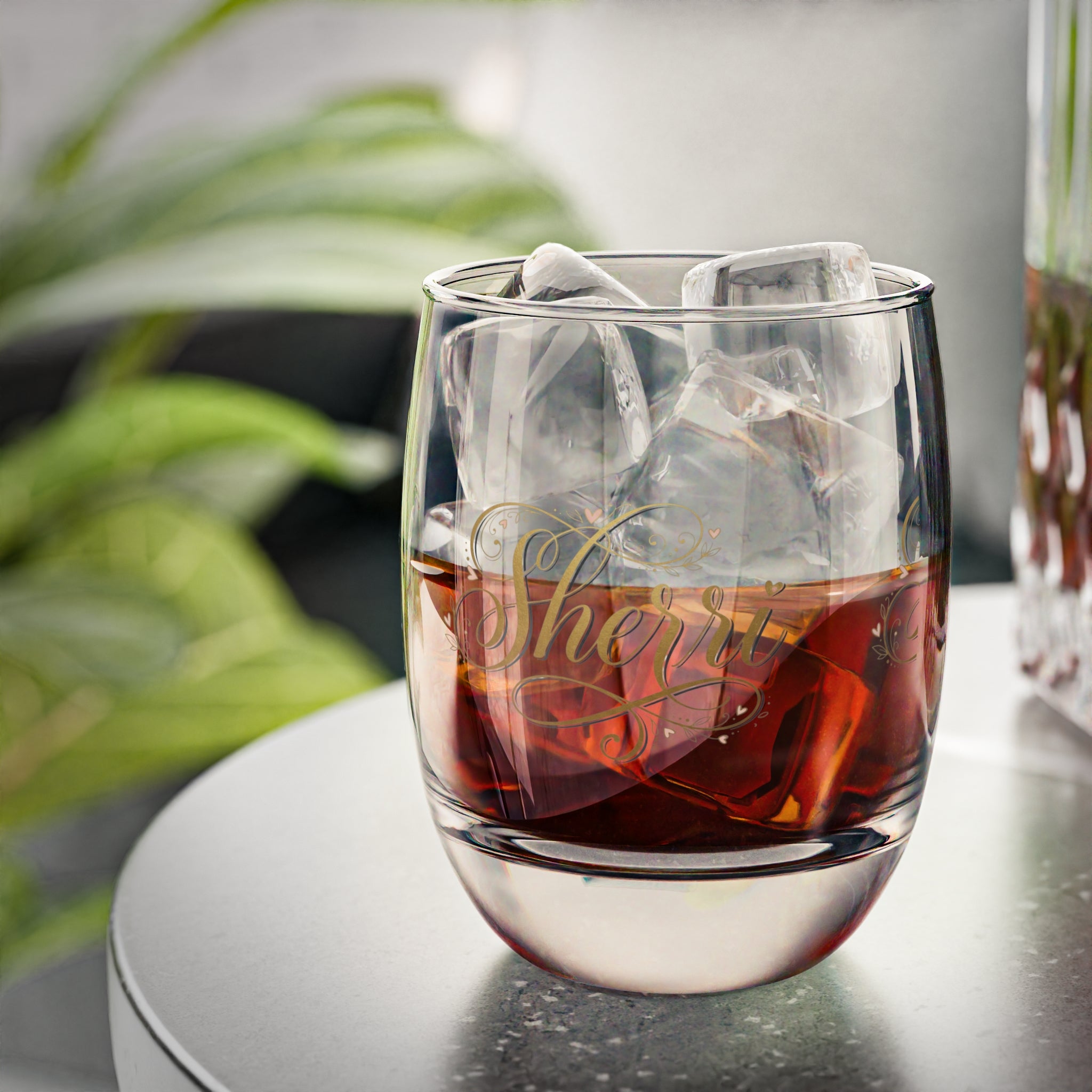 The Signature Name Glass – Personalized Whiskey Glass