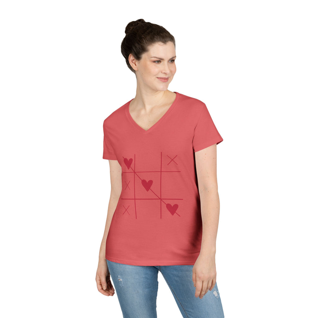 Personalized women's V-neck tee, additional view 15