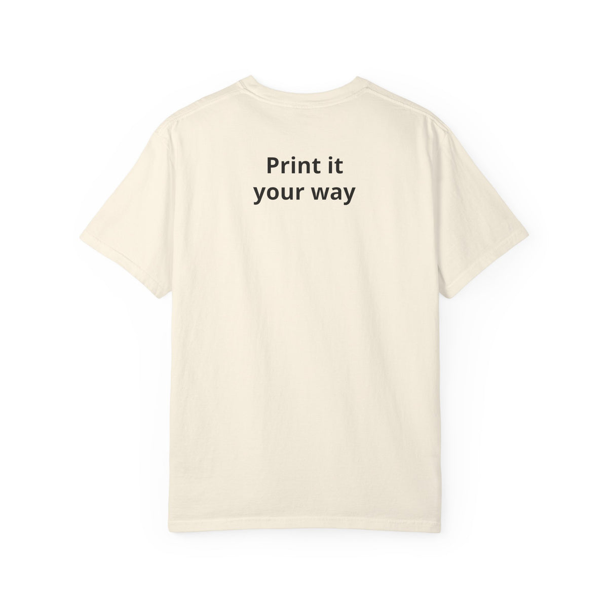 Personalized garment-dyed classic tee, additional view 4