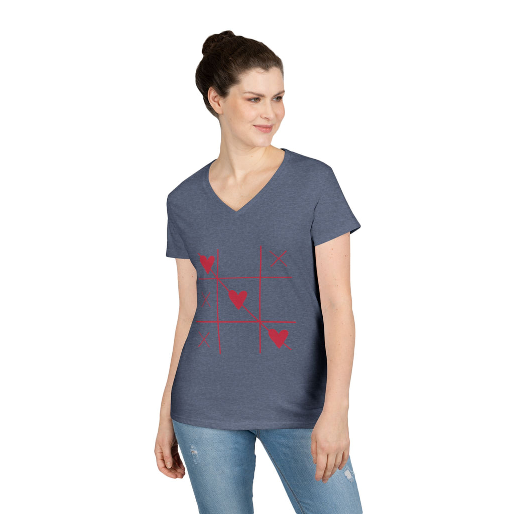 Personalized women's V-neck tee, additional view 19