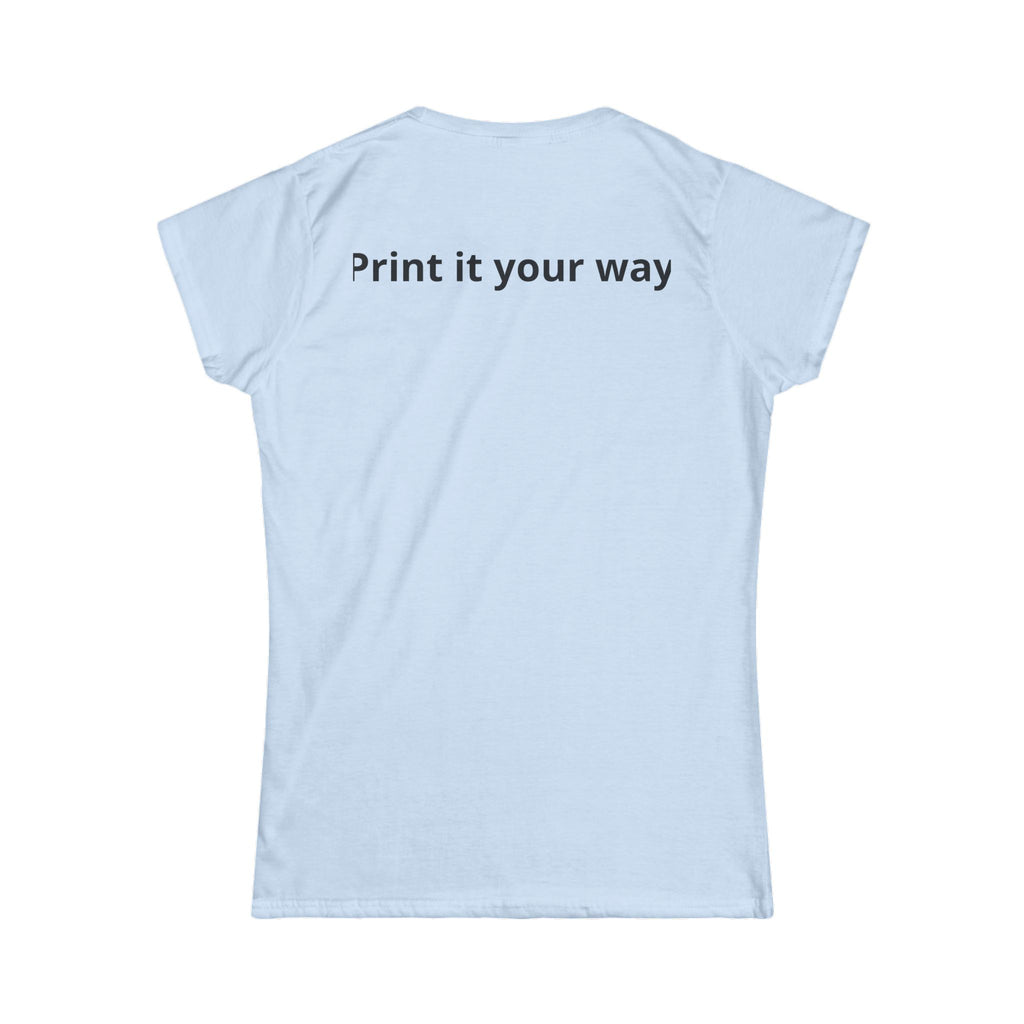 Women's softstyle crewneck tee, additional view 9