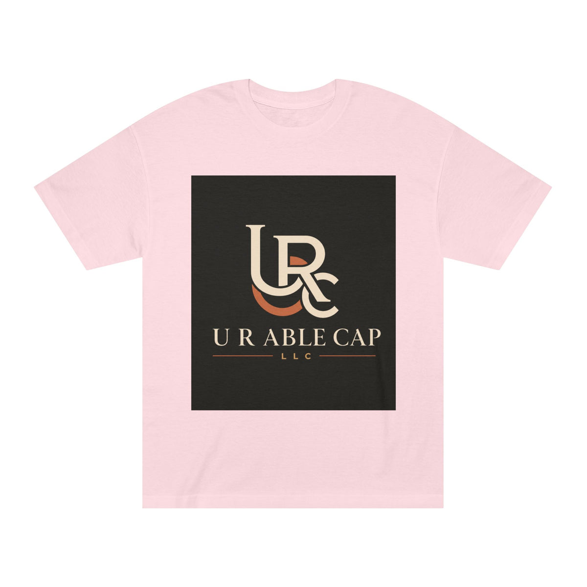 Pink personalized classic crew tee