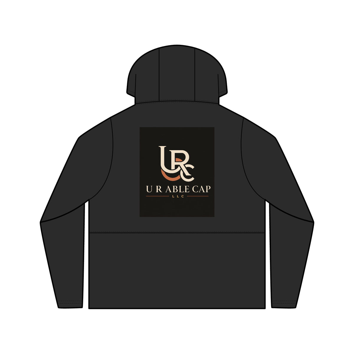 Personalized women's hooded windbreaker with embroidery-ready front, view 6