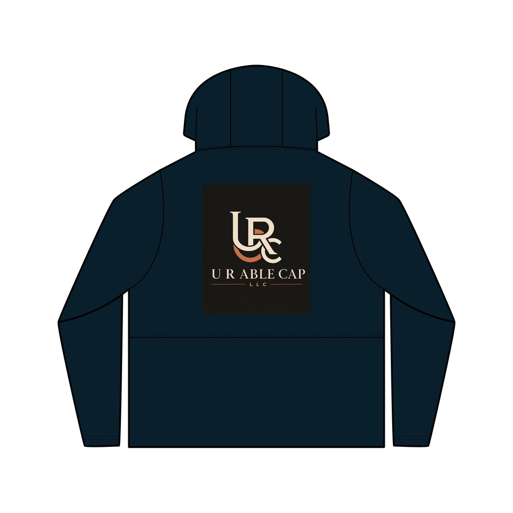 Personalized women's hooded windbreaker with embroidery-ready front, view 12