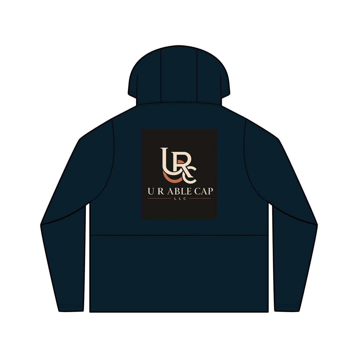 Personalized women's hooded windbreaker with embroidery-ready front, view 12