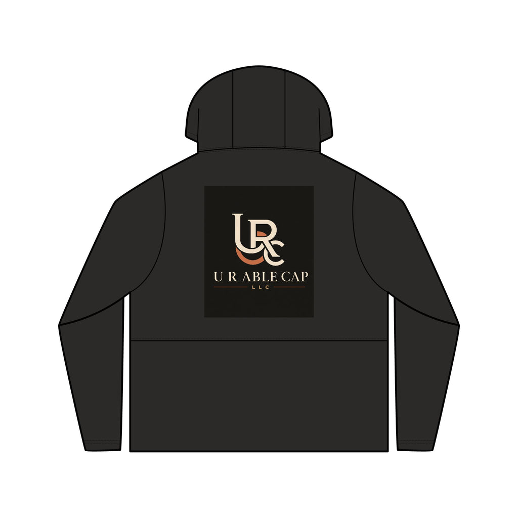 Personalized women's hooded windbreaker with embroidery-ready front, view 9