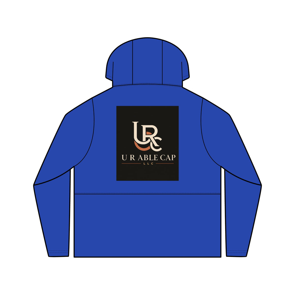 Personalized women's hooded windbreaker with embroidery-ready front, view 15