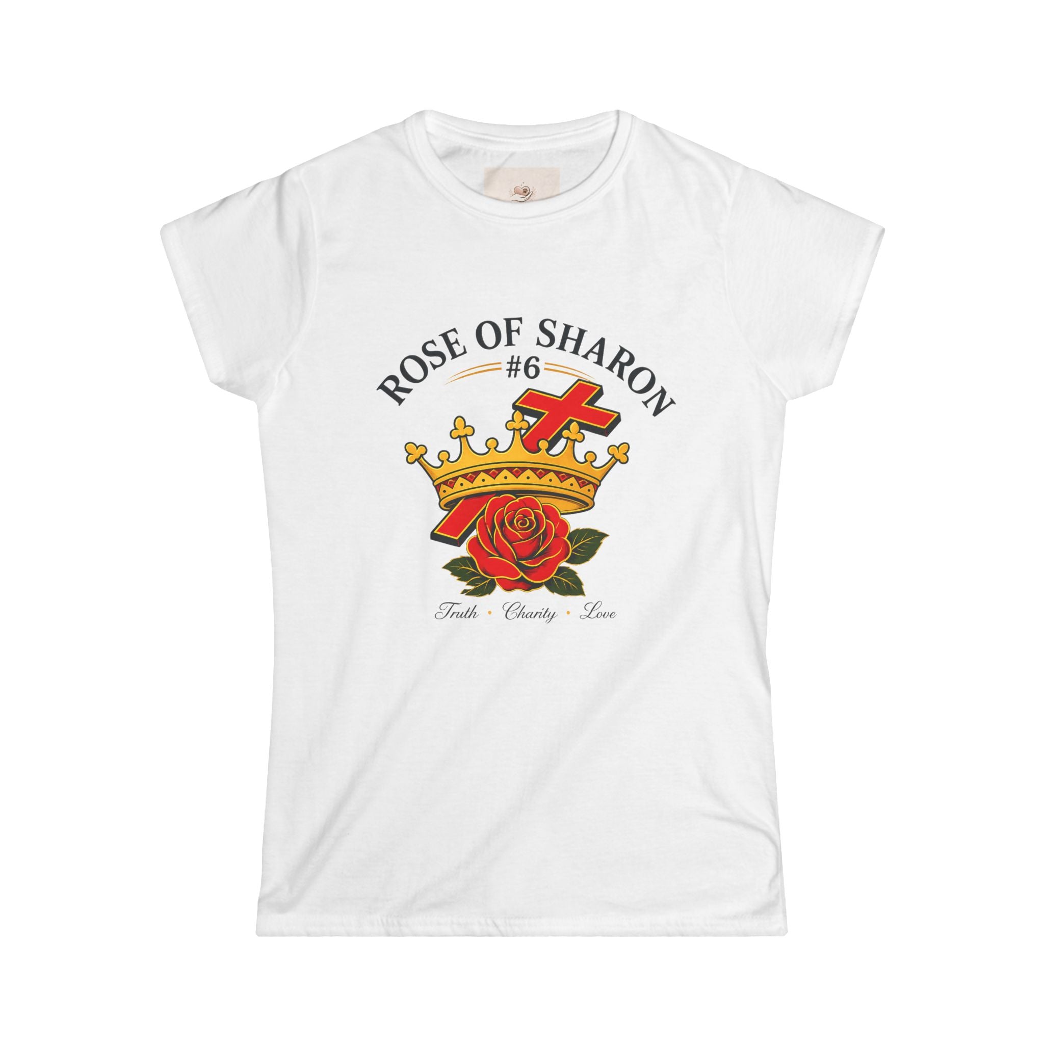 Women's Softstyle Tee — Classic White Crewneck Shirt