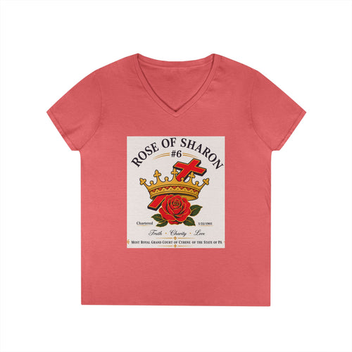 Held & Here by SDH Grace Tee – Personalized Faith & Grace V-Neck