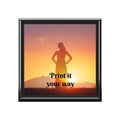 Personalized Jewelry Box — Sunset Silhouette "Print It Your Way"