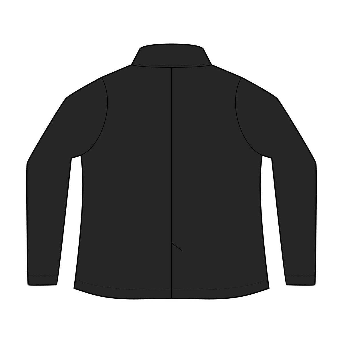 Personalized women's knit blazer with sample embroidered crest, view 9