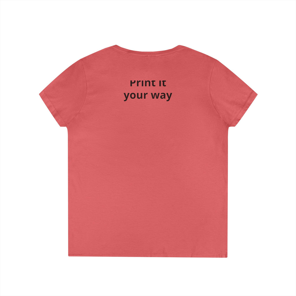 Personalized women's V-neck tee, additional view 14
