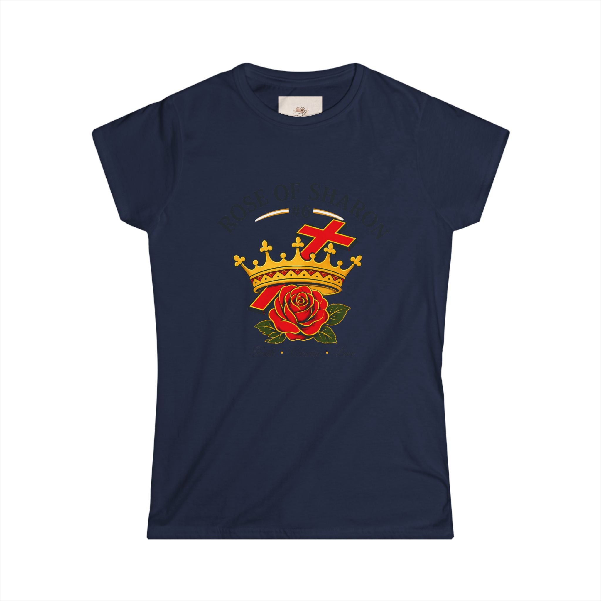 Women's Softstyle Tee — Classic White Crewneck Shirt