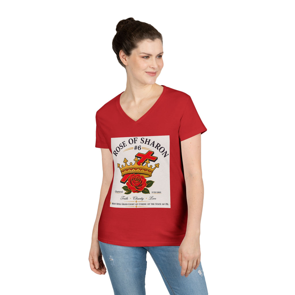 Held & Here by SDH Grace Tee – Personalized Faith & Grace V-Neck