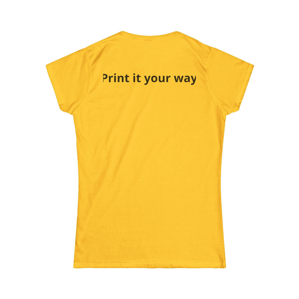 Women's softstyle crewneck tee, additional view 6