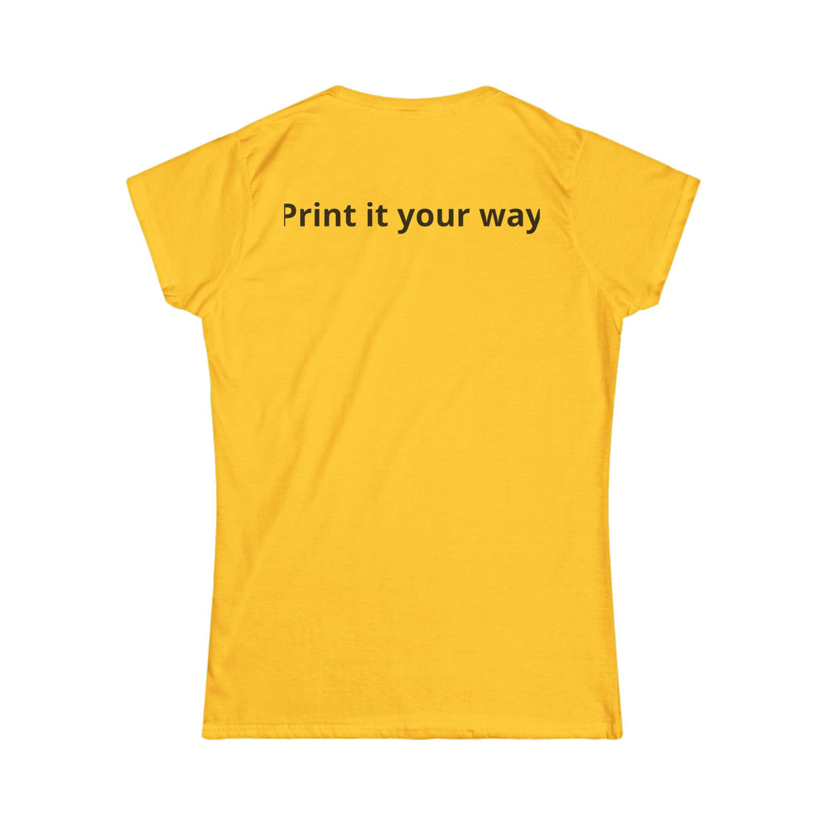 Women's softstyle crewneck tee, additional view 6
