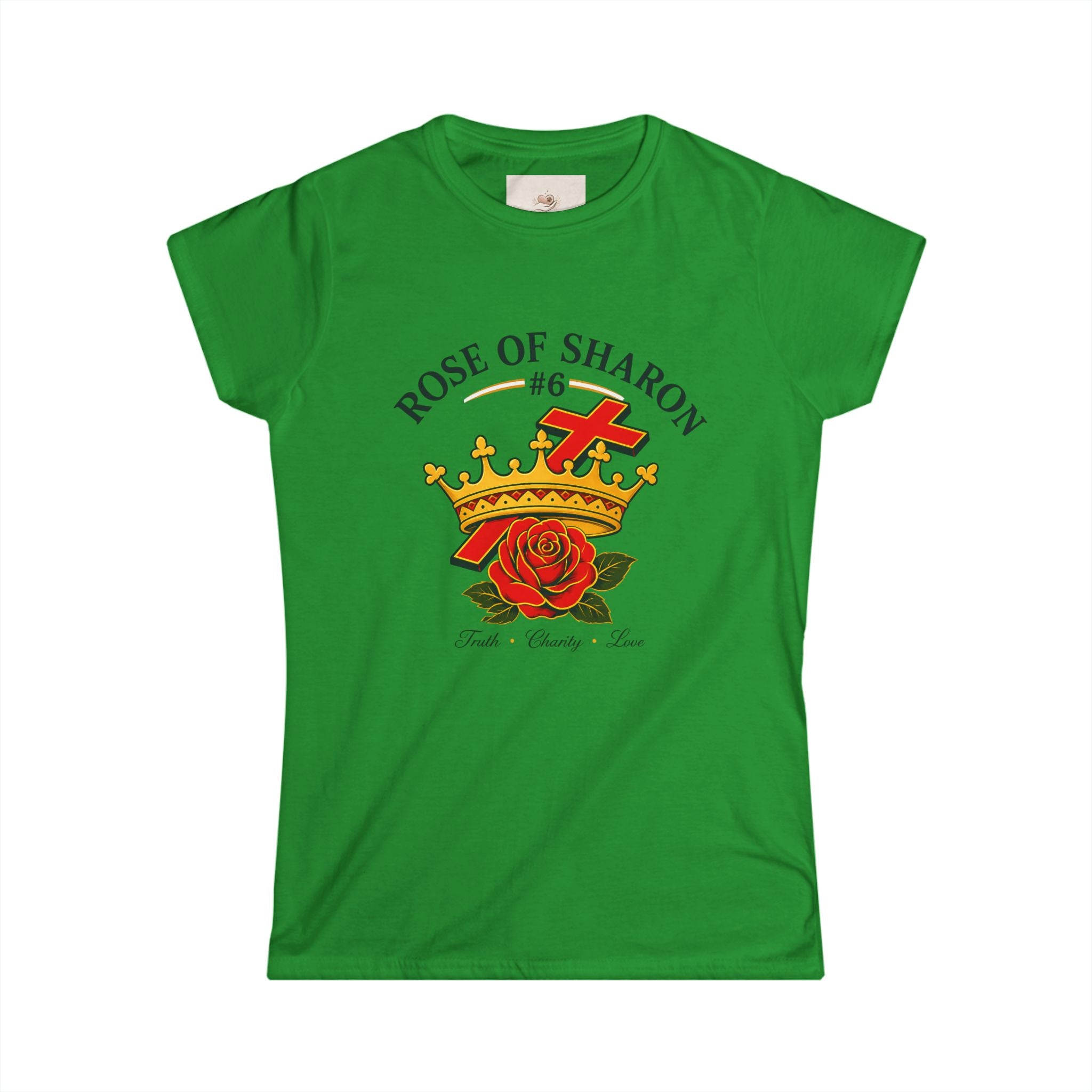Women's Softstyle Tee — Classic White Crewneck Shirt