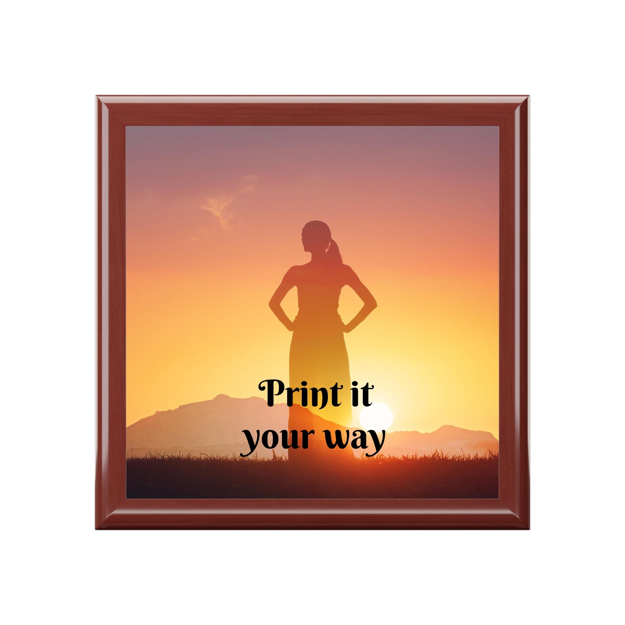 The Kept Things Jewelry Box – Personalized Sunset Keepsake Box