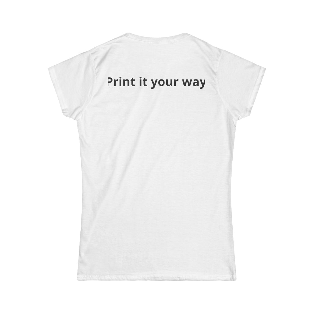 Women's softstyle crewneck tee, additional view 2