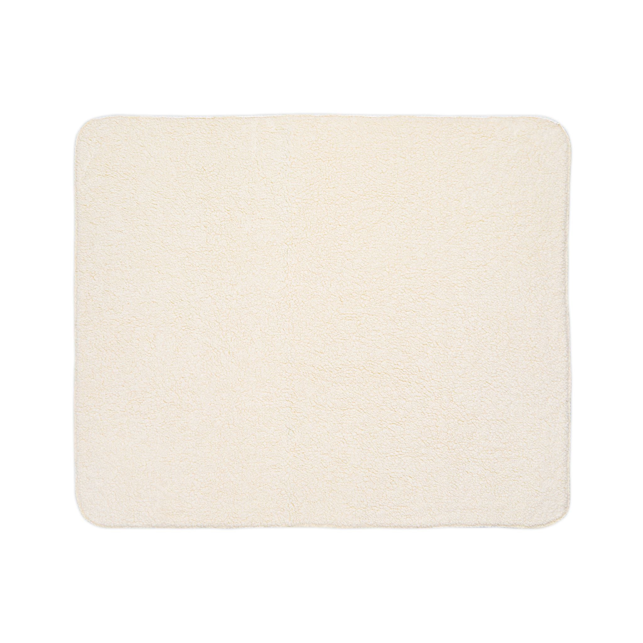 Customizable Fleece Sherpa Blanket — Faith, Love & Dedication Throw