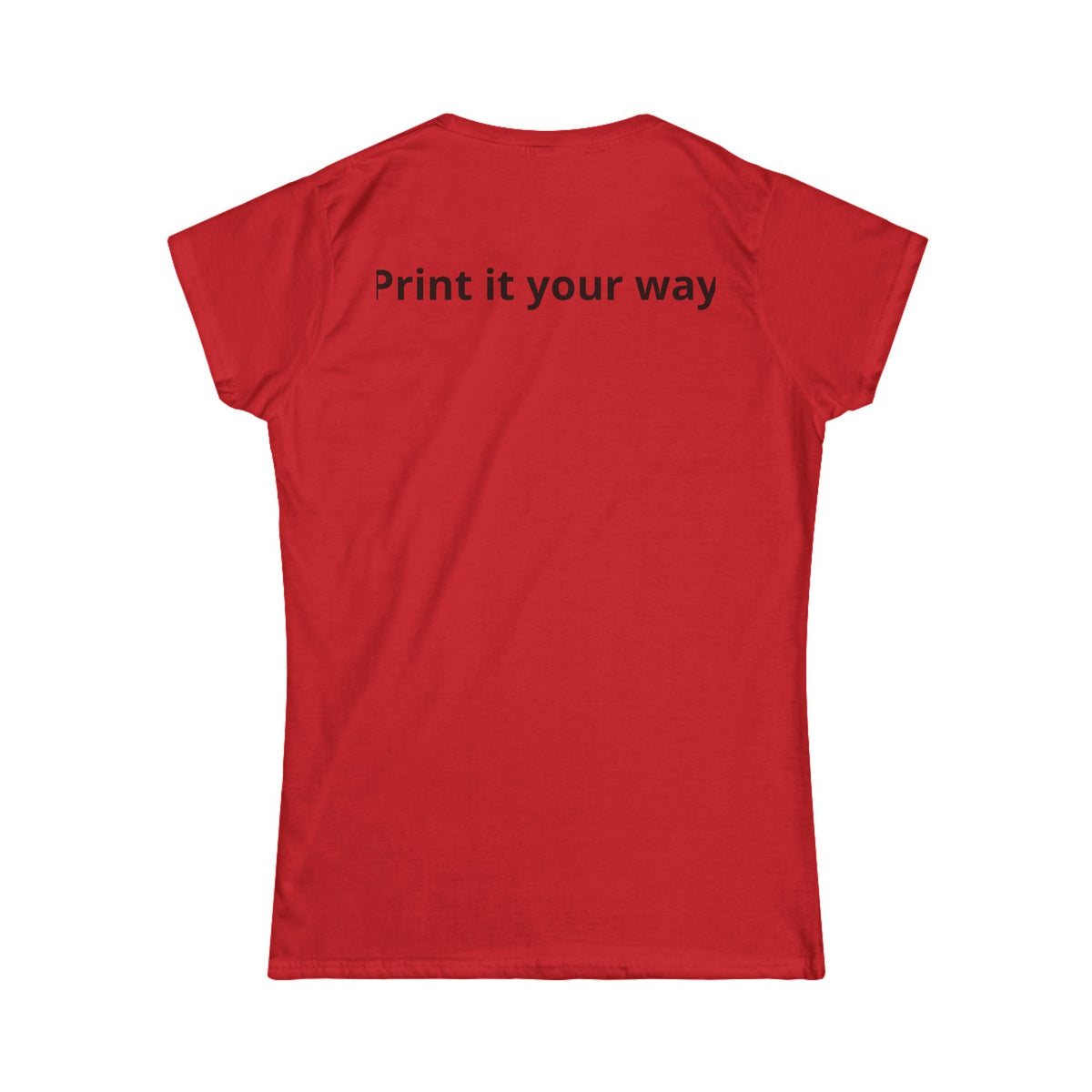 Women's softstyle crewneck tee, additional view 15