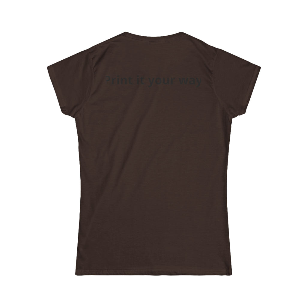 Women's softstyle crewneck tee, additional view 5