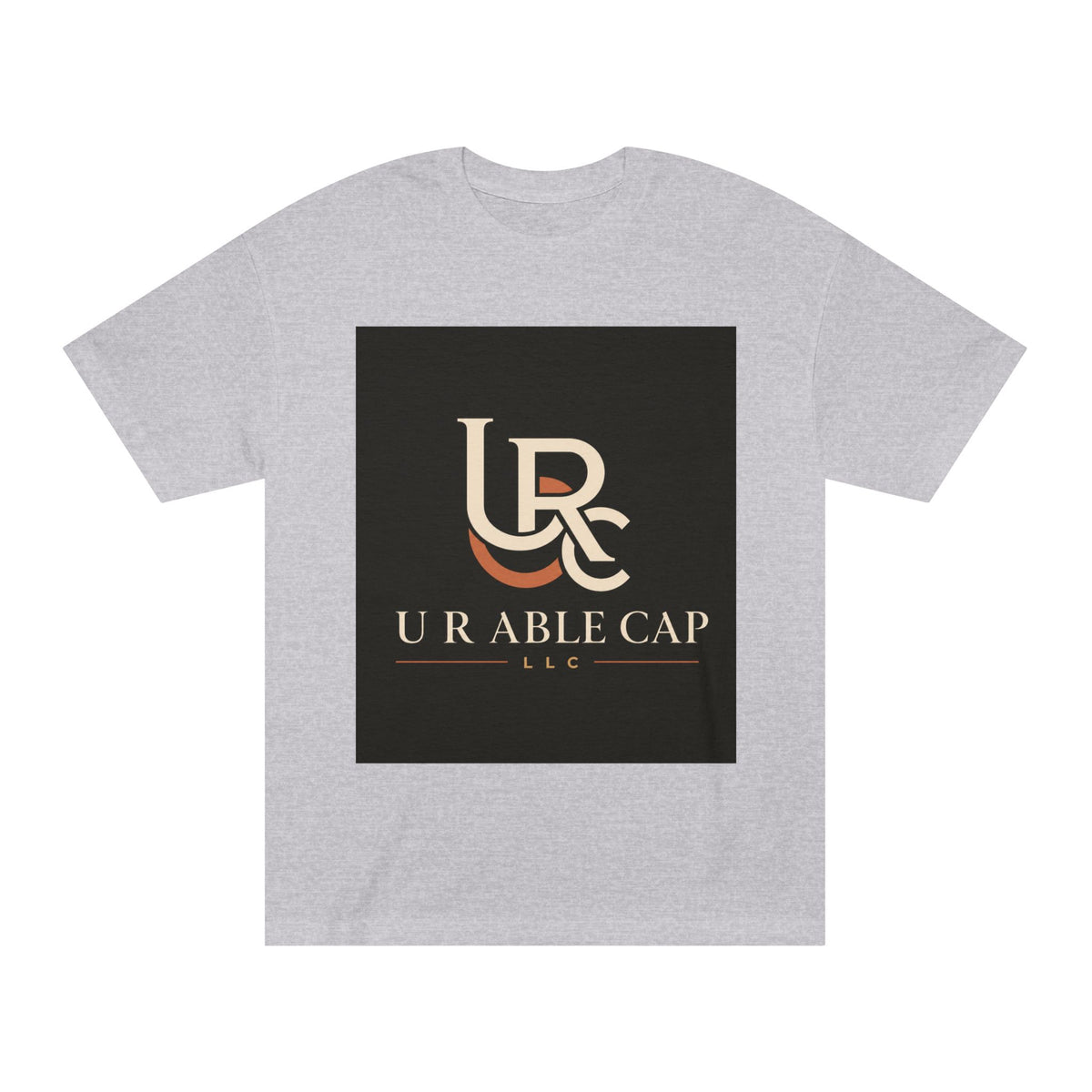 Athletic heather personalized classic crew tee