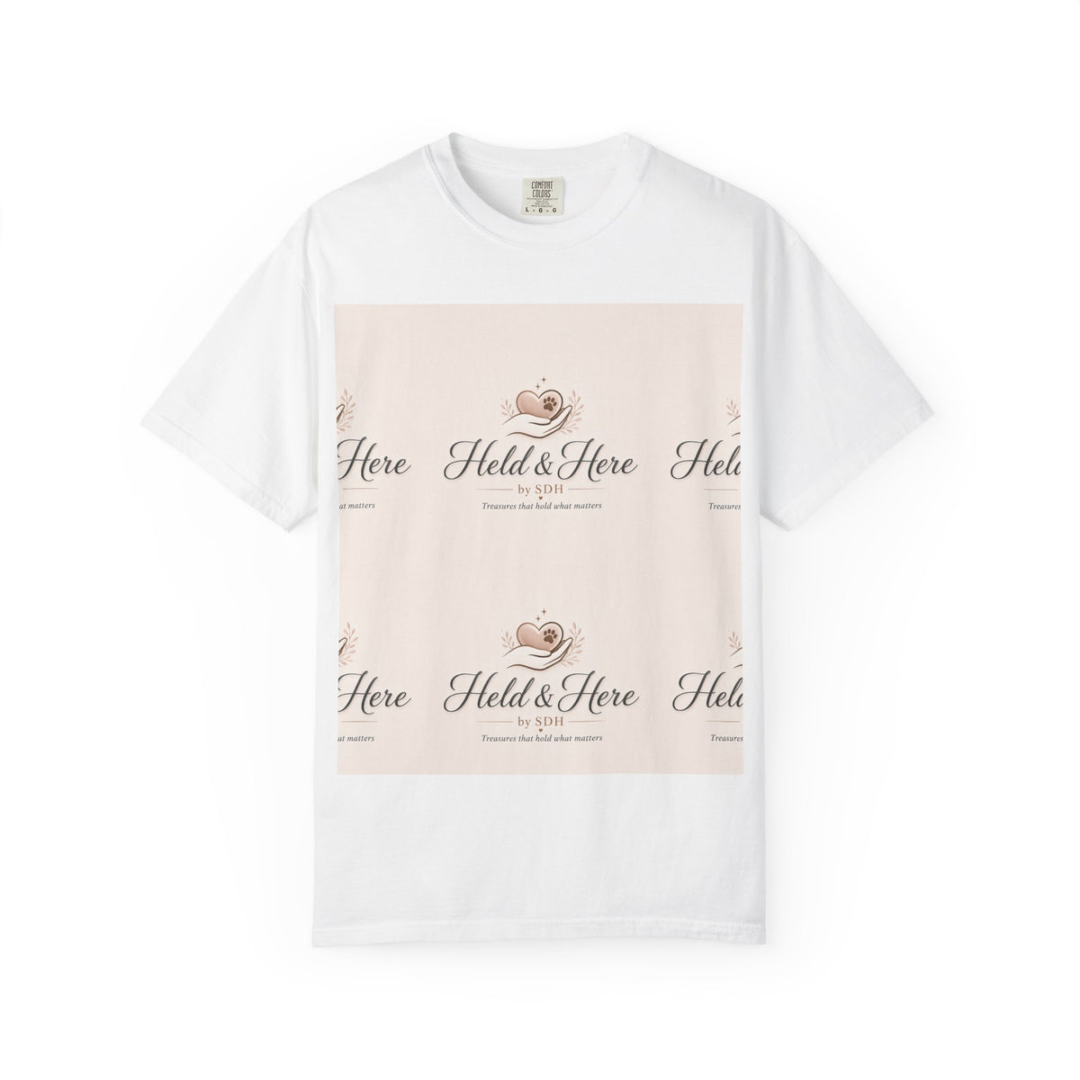 Personalized garment-dyed classic tee, additional view 1
